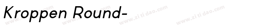 Kroppen Round字体转换
